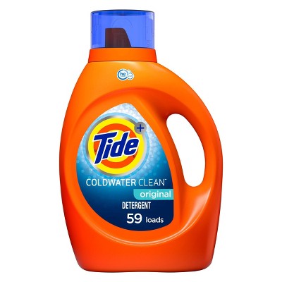 Tide Coldwater Clean High Efficiency Liquid Laundry Detergent - 92 fl oz