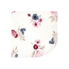 Hudson Baby Infant Girl Flannel Cotton Washcloths, Dusty Rose Floral 10 Pack, One Size - 3 of 4