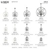 Livex Lighting Aria 3 - Light Chandelier in  Black - 3 of 4
