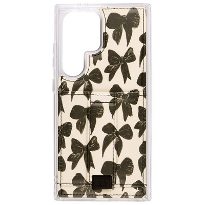 Walli Cases Blair Bows Phone Case with Wallet and Finger Strap