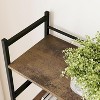Homhougo 5 Tier Book Shelf, Open Large Metal Frame Display Shelves, Industrial Bookshelves and Bookcases with Metal Frame,Modern Tall Bookcases - 3 of 4