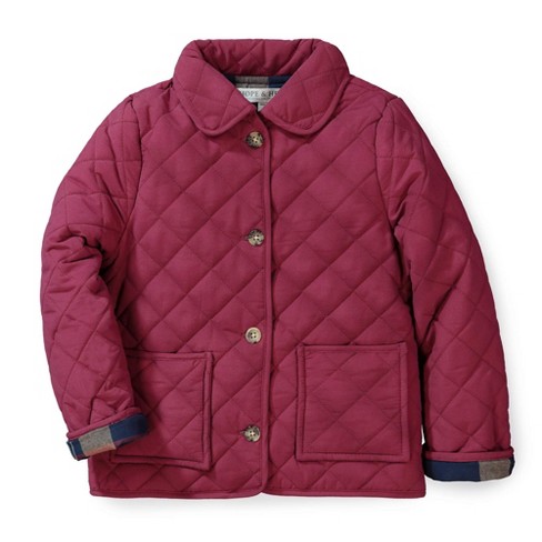 Hope & Henry Girls' Quilted Barn Jacket (magenta, Xx-small) : Target