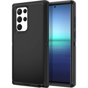 Samsung Galaxy S21 Ultra 5G ケース3個付 Entronix Case Compatible with Galaxy S21 Ultra - Triple-Layer