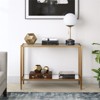 30' Mirrored Console Table in Gold - Henn&Hart - 4 of 4