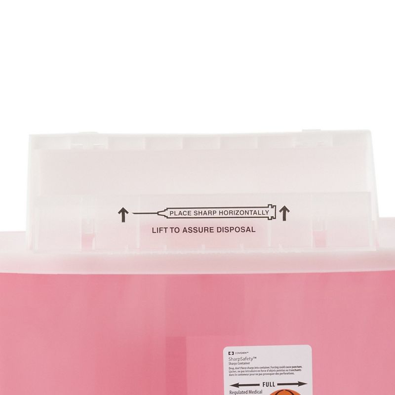 SharpStar In-Room Sharps Container 3 gal. Horizontal Entry, 2 of 4