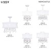 Livex Lighting Newcastle 3 - Light Chandelier in  White - 4 of 4