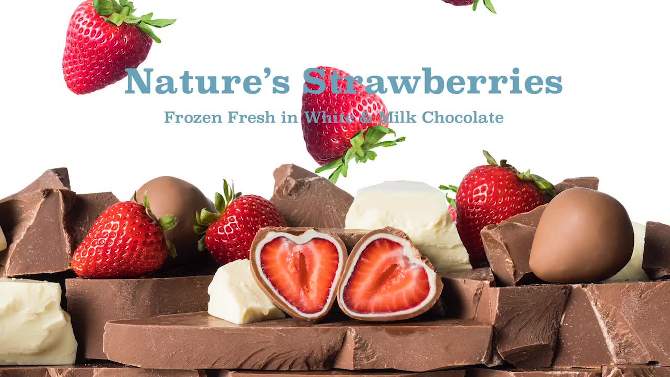 Tru Fru White &#38; Milk Chocolate Frozen Whole Raspberries - 8oz, 6 of 11, play video