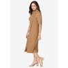 Jessica London Women's Plus Size Button Front Sweater Dress - 4 of 4