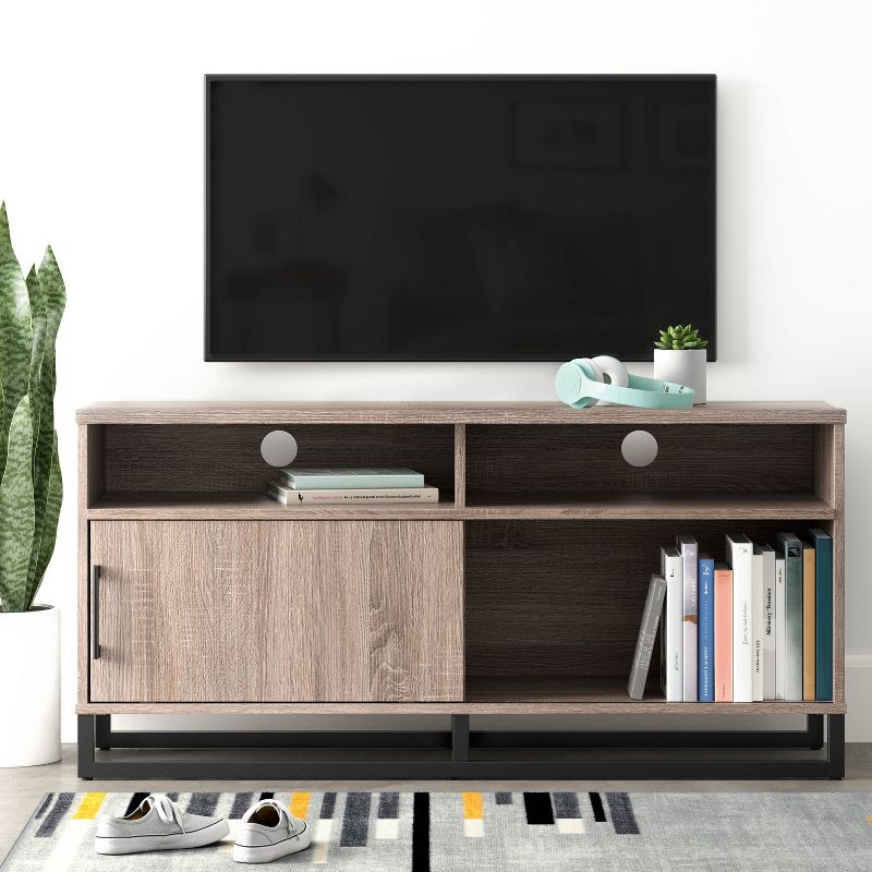 Mixed Material TV Stand for TVs up to 54&#34; Gray - Room Essentials&#8482;, 3 of 12