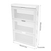 YIYIBYUS Modern Shoe Storage Cabinet White Tipping Shoe Cabinet - 3 of 4