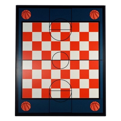 WE Games Basketball Laminate Chessboard