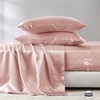 Sapphtopaz Luxury Satin Comforter Set, Bedding Set Fitted Sheet Set with 1 Flat Sheet,1 Fitted Sheet,2 Pillowcase, Machine Washable - 4 of 4
