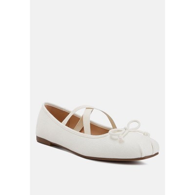 Arimer Criss Cross Strap Ballet Women Flats
