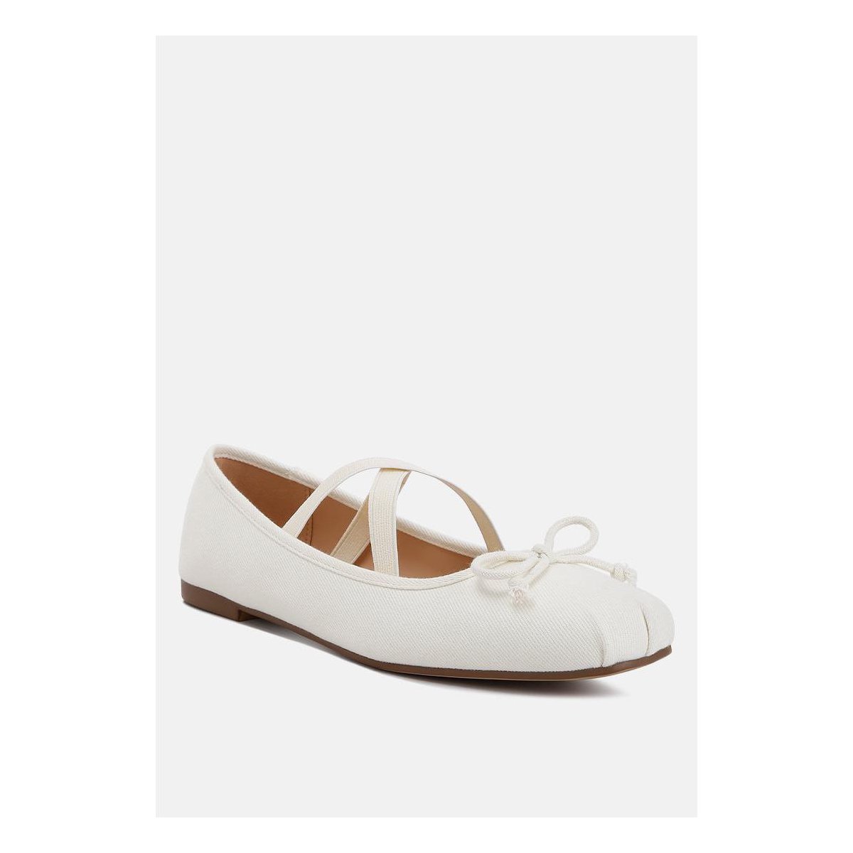 Обувь London Rag Womens Arimer Criss Cross Strap Ballet Flats 9 — фото 8