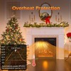Costway 18'' Electric Fireplace Insert 5100 BTU Freestanding Heater with Remote Control - 3 of 4