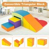 Costway 6 PCS Multi-color Climb and Crawl Activity Playset with Tunnel Slide Stairs & Ramp - 4 of 4