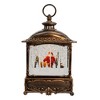 Kurt Adler 12-Inch Battery Operated Warm White LED Lighted Santa With Animals Lantern - 3 of 4