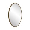 GlasFlength Decorative Wall Mirrors Bathroom Mirror Modern Wall Decor, Unique Style, for Entryway, Bedroom,Living Room, Washroom, Gold,25.6”*2”*39.37" - 3 of 4
