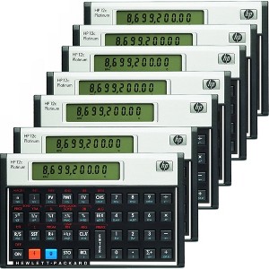 7x HP 12C Platinum Financial Calculator - Algebraic or RPN - 1 of 1