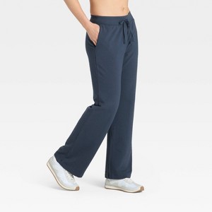 Women's Modal French Terry Flare Sweatpants - All In Motion™ - 1 of 4