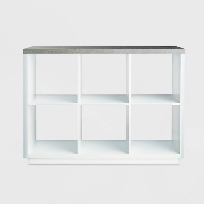 target bookshelf white