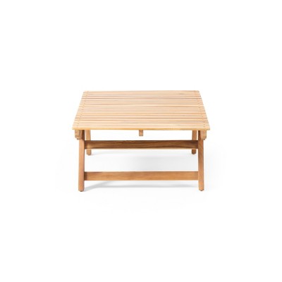 Kaiya Teak Finish Acacia Wood Outdoor Coffee Table