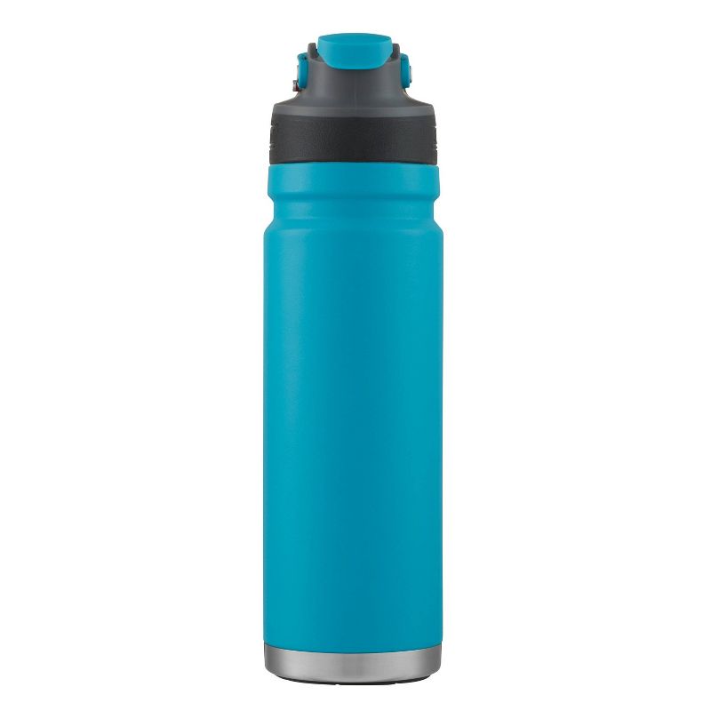 Coleman 24oz Stainless Steel Free Flow Vacuum Insulated Water Bottle with Leakproof Lid - Caribbean Sea, 4 of 6