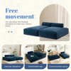 YOOCOZZ Oversized Sectional Compressed Sofa with Backrest, Legless and Freely Movable Design - 4 of 4