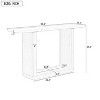 NicBex Minimalist Elegant Console Table with U-Base Design,Curved Corners Entryway Table for Living Room,Hallway - 4 of 4