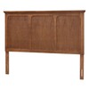 Baxton Studio Alarice Classic and Traditional Ash Walnut Finished Wood Queen Size Headboard - 2 of 4