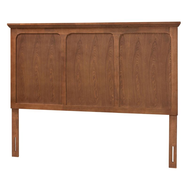 Baxton Studio Alarice Classic and Traditional Ash Walnut Finished Wood Queen Size Headboard, 2 of 8