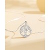 Molenia Tree of Life Necklace, 925 Sterling Silver Tree of Life Birthstone Pendant, Jewelry Gemstone Anniversary Birthday Gifts for Her Women Mom - 3 of 4