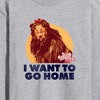 Men's - Wizard of Oz - Lion Home Long Sleeve Graphic T-Shirt - 2 of 4