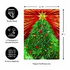 Evergreen Classic Christmas Tree Lustre Garden Flag 12 x 18 Inches Indoor Outdoor Decor - 4 of 4