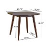 Christopher Knight Home Wynonna Mid-Century Modern Wood Dining Table, Brown - 3 of 3