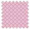 Bacati - Quatrefoil Pink Printed Crib or Toddler Bed Skirt - 4 of 4