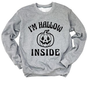 Simply Sage Market Women's Graphic Sweatshirt I'm Hallow Inside - 1 of 4