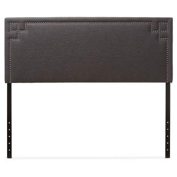 Geneva Modern And Contemporary Fabric Upholstered Headboard - Baxton Studio