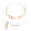 Unique Bargains Women's Cute Curled Leaves Headbands Gold Tone 1 Pc - 3 of 4