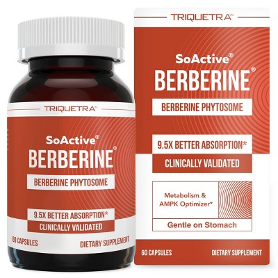 Triquetra SoActive Berberine - 60 Capsules - 60 Servings