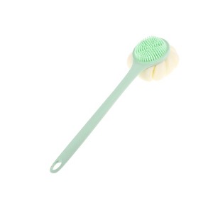 Unique Bargains Long Handle Bath Brush Body Scrubber for Bathroom 14.56"x3.54"x2.75" 1 Pc - 1 of 4