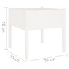 vidaXL Garden Planters 2 pcs Honey Brown 27.6"x27.6"x27.6" Solid Wood Pine - 4 of 4