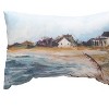 Manual Woodworkers & Weavers Beach House Pillow – Coastal Shores Climaweave 18x13 inch - 2 of 3
