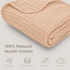 Baby Muslin Blanket, Large 40" X 40" By Comfy Cubs - 3 of 4
