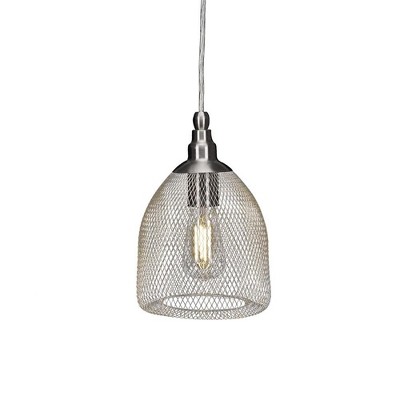 Toltec Lighting Plexus 1 - Light Pendant in  Brushed Nickel