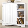 The Lakeside Collection Beadboard Buffet Cabinet - Sideboard with Storage - 3 of 4