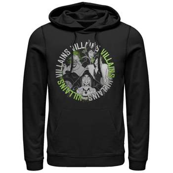 Men's Disney Princesses Wicked Witch Circle Pull Over Hoodie