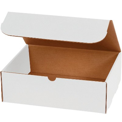 Box Partners Corrugated Mailers 10" x 7" x 6" White 50/Bundle M1076