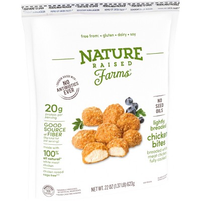 Nature Raised Farms Lightly Breaded Boneless Chicken Bite - 22oz