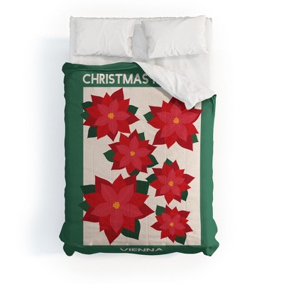April Lane Art Vienna Christmas Market Comforter + Pillow Sham(s) - Deny Designs